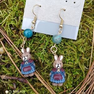 Mama rabbit earrings